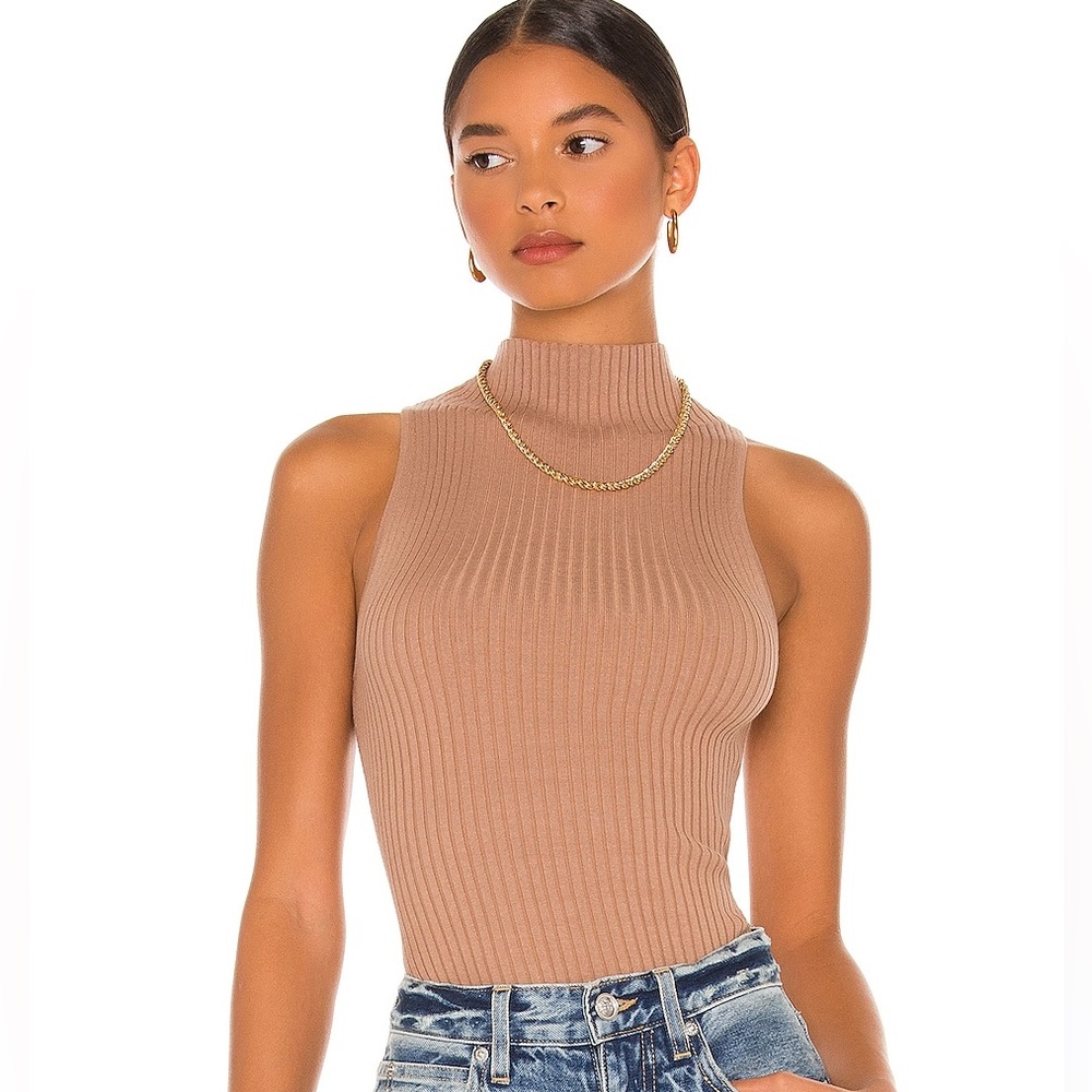 Song of Style Sandra Top in Camel, Size XXS